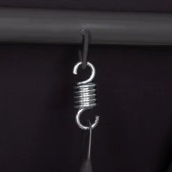 Springos Schommelbank | Linda-Schommel | 3-zits | Waterafstotend | Inclusief 2 Kussens | Verstelbare Luifel | 162 X 200 X 120 Cm | Zwart -Tuinmeubelseries Winkel 1200x1200 233