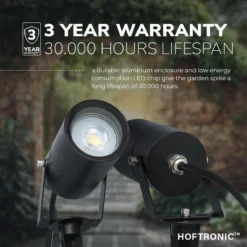 3x HOFTRONIC Spikey - Tuinspot Voor Buiten - LED - Zwart - 2700K Warm Wit - Waterdicht - 5 Watt - 400 Lumen - 230V - Verwisselbare GU10 Lamp - Prikspot Met Grondspies - Richtbaar - Aluminium - Voor Het Uitlichten Van Planten/struiken En Bomen 5 3x HOFTRONIC Spikey - Tuinspot Voor Buiten - LED - Zwart - 2700K Warm Wit - Waterdicht - 5 Watt - 400 Lumen - 230V - Verwisselbare GU10 Lamp - Prikspot Met Grondspies - Richtbaar - Aluminium - Voor Het Uitlichten Van Planten/struiken En Bomen -Tuinmeubelseries Winkel 1200x1200 2348