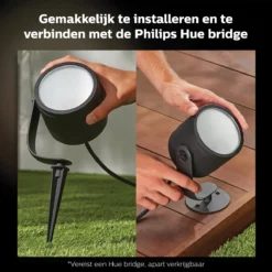 Philips Hue Lily XL-tuinspot - Wit En Gekleurd Licht - Zwart - Laagspanning -Tuinmeubelseries Winkel 1200x1200 2380