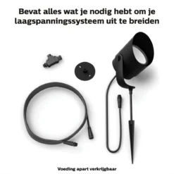 Philips Hue Lily XL-tuinspot - Wit En Gekleurd Licht - Zwart - Laagspanning -Tuinmeubelseries Winkel 1200x1200 2382