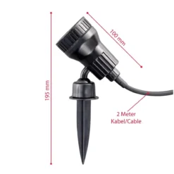 B.K.Licht - Prinkspot - Buitenlampen Incl. GU10 - 3.000 K - 2 Stuks -Tuinmeubelseries Winkel 1200x1200 2390