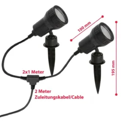 B.K.Licht - Prinkspot - Buitenlampen Incl. GU10 - 3.000 K - 2 Stuks -Tuinmeubelseries Winkel 1200x1200 2394