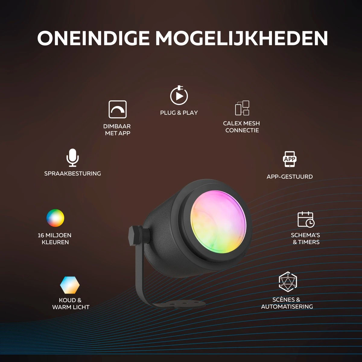 Calex Smart Outdoor 24v Tuinverlichting - Set van 3 Slimme Grondspots - RGB en Warm Wit Licht - Zwart Calex Smart Outdoor 24v Tuinverlichting - Set Van 3 Slimme Grondspots - RGB En Warm Wit Licht - Zwart -Tuinmeubelseries Winkel 1200x1200 2412