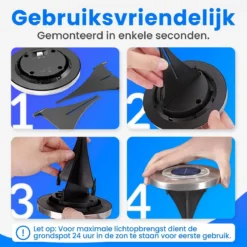 Eagle Electronics - Grondspots 10 LED Voor Buiten – Tuinverlichting LED Buiten – Tuinverlichting Op Zonneenergie -Tuinmeubelseries Winkel 1200x1200 2442