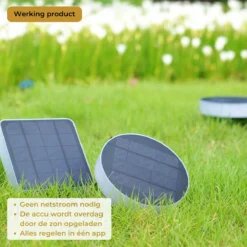 Lueas® - Solar Grondspot Telefoonbestuurbaar- Met App - Zonne-energie - Muurlamp - Lichtsensor - Bluetooth -Tuinmeubelseries Winkel 1200x1200 2445