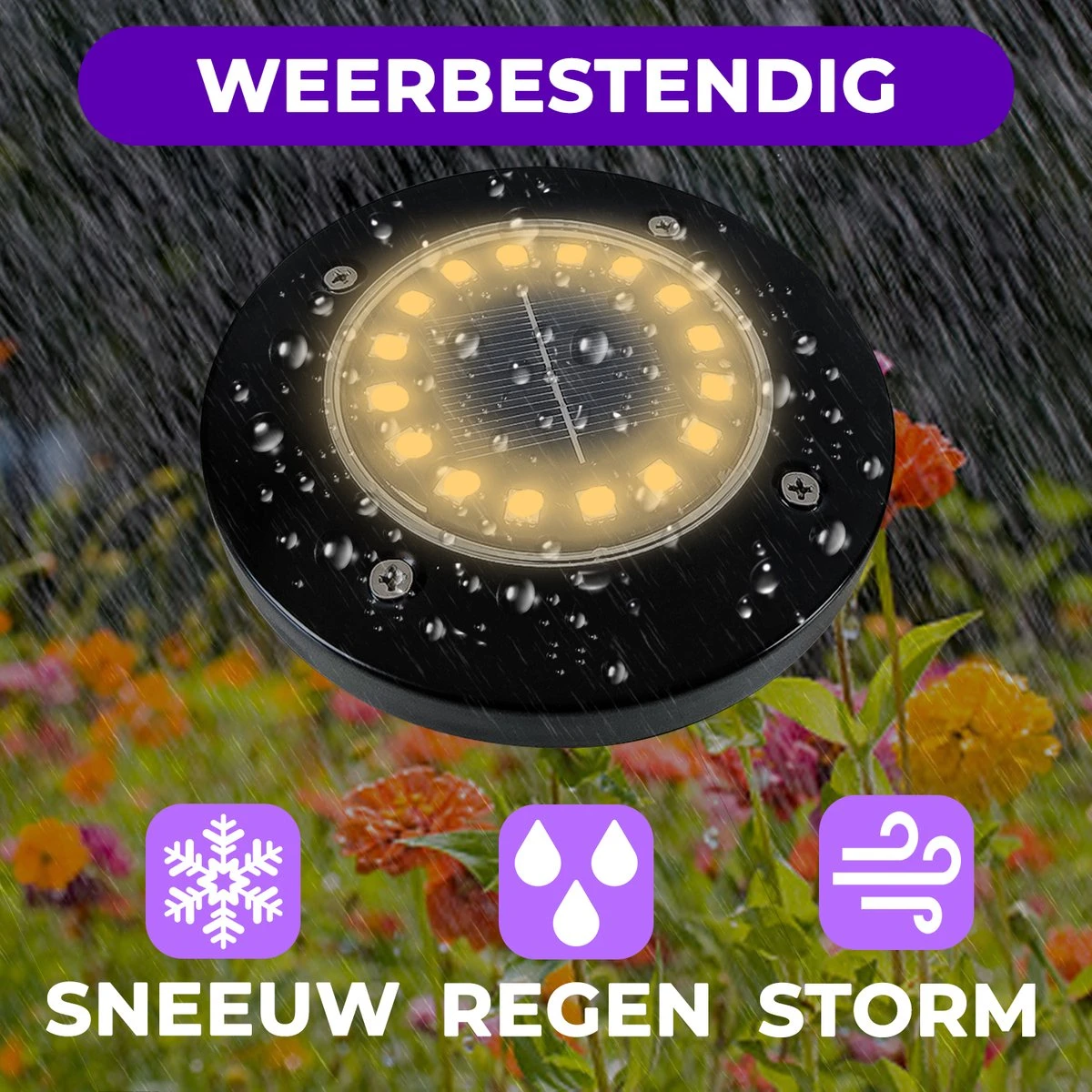 Shutterlight® 16 LED Solar Grondspot - Tuinverlichting - Zonlichtsensor - Zonne-energie - Matte Zwart - Warm Wit Licht - 4 Stuks - Buiten Shutterlight® 16 LED Solar Grondspot - Tuinverlichting - Zonlichtsensor - Zonne-energie - Matte Zwart - Warm Wit Licht - 4 Stuks - Buiten -Tuinmeubelseries Winkel 1200x1200 2478