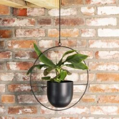 QUVIO Bloempot Hangend / Bloempotten Voor Binnen / Bloempotten / Bloempot Binnen / Bloempot Met Ophanghaak - Metaal 2 QUVIO Bloempot Hangend / Bloempotten Voor Binnen / Bloempotten / Bloempot Binnen / Bloempot Met Ophanghaak - Metaal -Tuinmeubelseries Winkel 1200x1200 2594