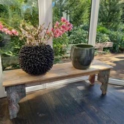 Mica Decorations Lester Bloempot - H31 X Ø33 Cm - Terracotta - Groen -Tuinmeubelseries Winkel 1200x1200 2638