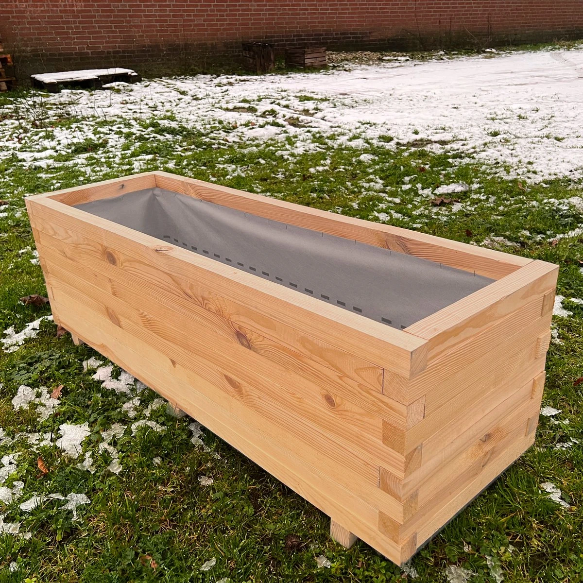 AMISHOUT - Plantenbak van balkjes 120x40x40 cm - Natuural AMISHOUT - Plantenbak Van Balkjes 120x40x40 Cm - Natuural -Tuinmeubelseries Winkel 1200x1200 2649