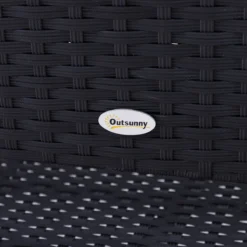 Outsunny Polyrotan Tuinbank 2-zits Parkbank Bank Staal Zwart 867-022 7 Outsunny Polyrotan Tuinbank 2-zits Parkbank Bank Staal Zwart 867-022 -Tuinmeubelseries Winkel 1200x1200 269