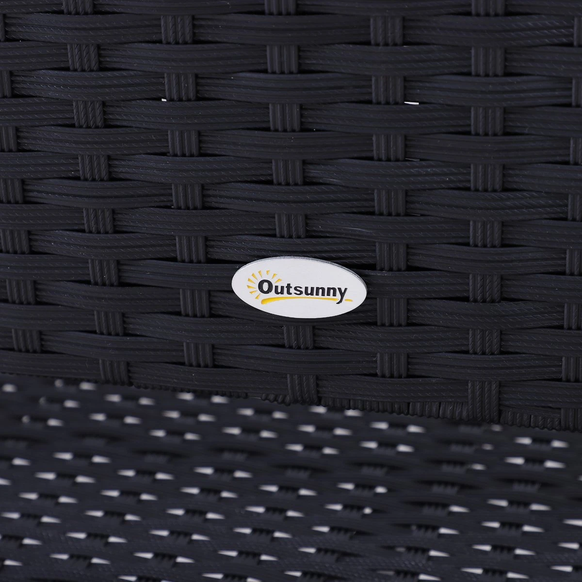 Outsunny Polyrotan tuinbank 2-zits parkbank bank staal zwart 867-022 Outsunny Polyrotan Tuinbank 2-zits Parkbank Bank Staal Zwart 867-022 -Tuinmeubelseries Winkel 1200x1200 269