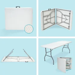 LifeGoods Klaptafel - Inklapbaar - 70x180cm - Verstelbare Vouwtafel - Weerbestendig - Wit 5 LifeGoods Klaptafel - Inklapbaar - 70x180cm - Verstelbare Vouwtafel - Weerbestendig - Wit -Tuinmeubelseries Winkel 1200x1200 32