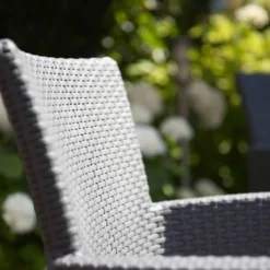 Allibert Iowa Tuinstoel - 60x62x89cm – Grafiet -Tuinmeubelseries Winkel 1200x1200 325