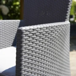 Allibert Iowa Tuinstoel - 60x62x89cm – Grafiet -Tuinmeubelseries Winkel 1200x1200 326