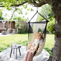 Vita5 XXL Hangstoel | Binnen&Buiten Hangnest | Incl. 2 Kussens En Boekenvak | Volwassenen&Kinderen | Hangmatstoel Tot 225kg | Beige 8 Vita5 XXL Hangstoel | Binnen&Buiten Hangnest | Incl. 2 Kussens En Boekenvak | Volwassenen&Kinderen | Hangmatstoel Tot 225kg | Beige -Tuinmeubelseries Winkel 1200x1200 342