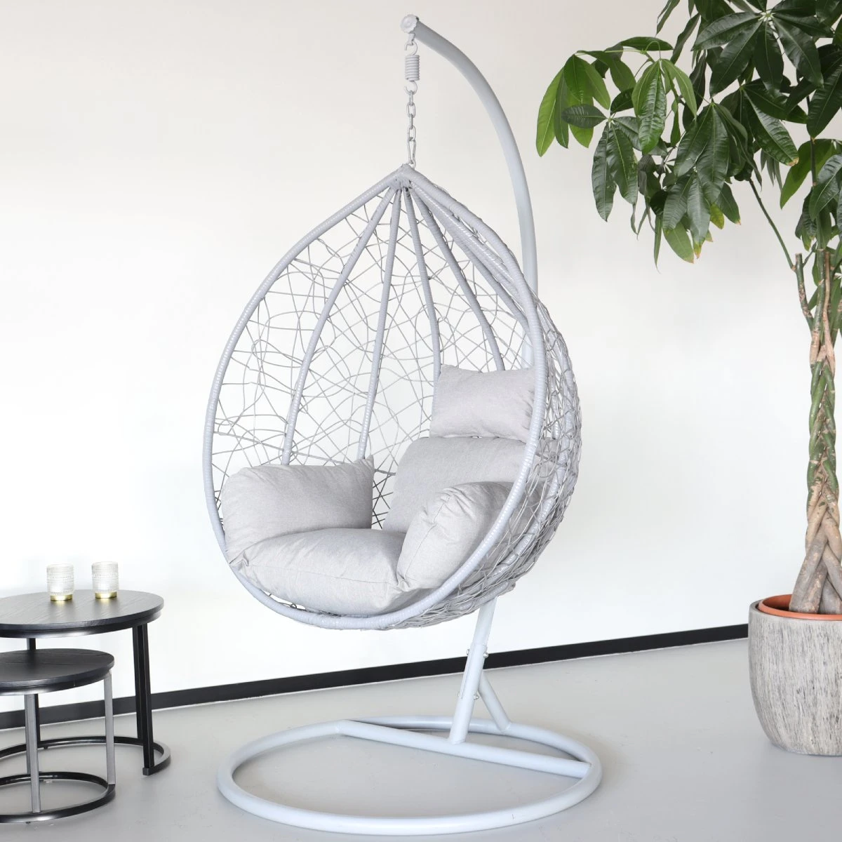 Egg Hangstoel roundabout grijs Egg Hangstoel Roundabout Grijs -Tuinmeubelseries Winkel 1200x1200 403