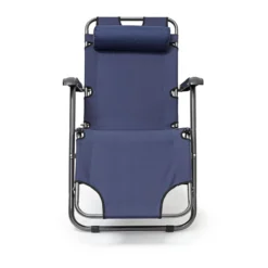 Relaxdays Ligstoel Inklapbaar - Ligbed Met Hoofdsteun - Strandstoel Verstelbaar - Camping - Donkerblauwe -Tuinmeubelseries Winkel 1200x1200 418