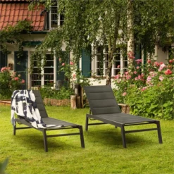Blumfeldt Renazzo Lounge Ligstoel - Ligbed Voor De Tuin - Aluminium Tuinstoel - 6 Standen - Waterafstotend - Bekleding Van 70 % Pvc En 30 % Polyetheen - Zwart 4 Blumfeldt Renazzo Lounge Ligstoel - Ligbed Voor De Tuin - Aluminium Tuinstoel - 6 Standen - Waterafstotend - Bekleding Van 70 % Pvc En 30 % Polyetheen - Zwart -Tuinmeubelseries Winkel 1200x1200 427