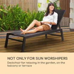 Blumfeldt Renazzo Lounge Ligstoel - Ligbed Voor De Tuin - Aluminium Tuinstoel - 6 Standen - Waterafstotend - Bekleding Van 70 % Pvc En 30 % Polyetheen - Zwart 7 Blumfeldt Renazzo Lounge Ligstoel - Ligbed Voor De Tuin - Aluminium Tuinstoel - 6 Standen - Waterafstotend - Bekleding Van 70 % Pvc En 30 % Polyetheen - Zwart -Tuinmeubelseries Winkel 1200x1200 428