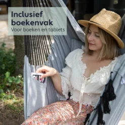 Vita5 XXL Hangstoel | Binnen&Buiten Hangnest | Incl. 2 Kussens En Boekenvak | Volwassenen&Kinderen | Hangmatstoel Tot 225kg | Grijs 2 Vita5 XXL Hangstoel | Binnen&Buiten Hangnest | Incl. 2 Kussens En Boekenvak | Volwassenen&Kinderen | Hangmatstoel Tot 225kg | Grijs -Tuinmeubelseries Winkel 1200x1200 473