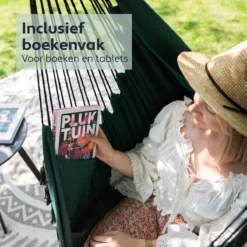 Vita5 XXL Hangstoel | Binnen&Buiten Hangnest | Incl. 2 Kussens En Boekenvak | Volwassenen&Kinderen | Hangmatstoel Tot 225kg | Donkergroen 2 Vita5 XXL Hangstoel | Binnen&Buiten Hangnest | Incl. 2 Kussens En Boekenvak | Volwassenen&Kinderen | Hangmatstoel Tot 225kg | Donkergroen -Tuinmeubelseries Winkel 1200x1200 478