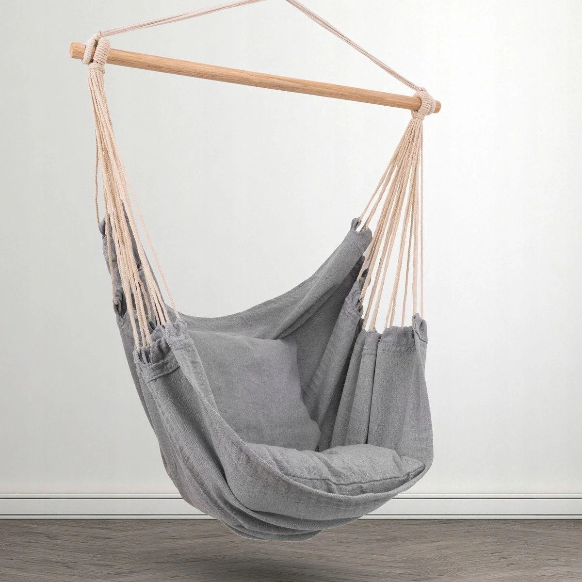 RENALUX Hangstoel Buiten en Binnen - Hangstoel voor Binnen - Hangstoel zonder Standaard - Hangstoel Cocoon - Gratis 2 Zachte Kussens - 150 KG - Grijs RENALUX Hangstoel Buiten En Binnen - Hangstoel Voor Binnen - Hangstoel Zonder Standaard - Hangstoel Cocoon - Gratis 2 Zachte Kussens - 150 KG - Grijs -Tuinmeubelseries Winkel 1200x1200 484