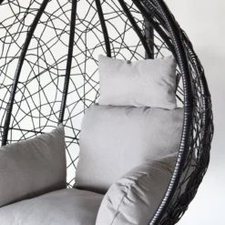 Egg Hangstoel Roundabout Zwart -Tuinmeubelseries Winkel 1200x1200 514