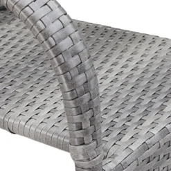 Casaria Polyrattan Tuinstoelen – 4 Stuks Stapelbaar – Grijs -Tuinmeubelseries Winkel 1200x1200 544