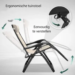 Sens Design Tuinstoel - Ligstoel Tuin - Beige 2 Sens Design Tuinstoel - Ligstoel Tuin - Beige -Tuinmeubelseries Winkel 1200x1200 566