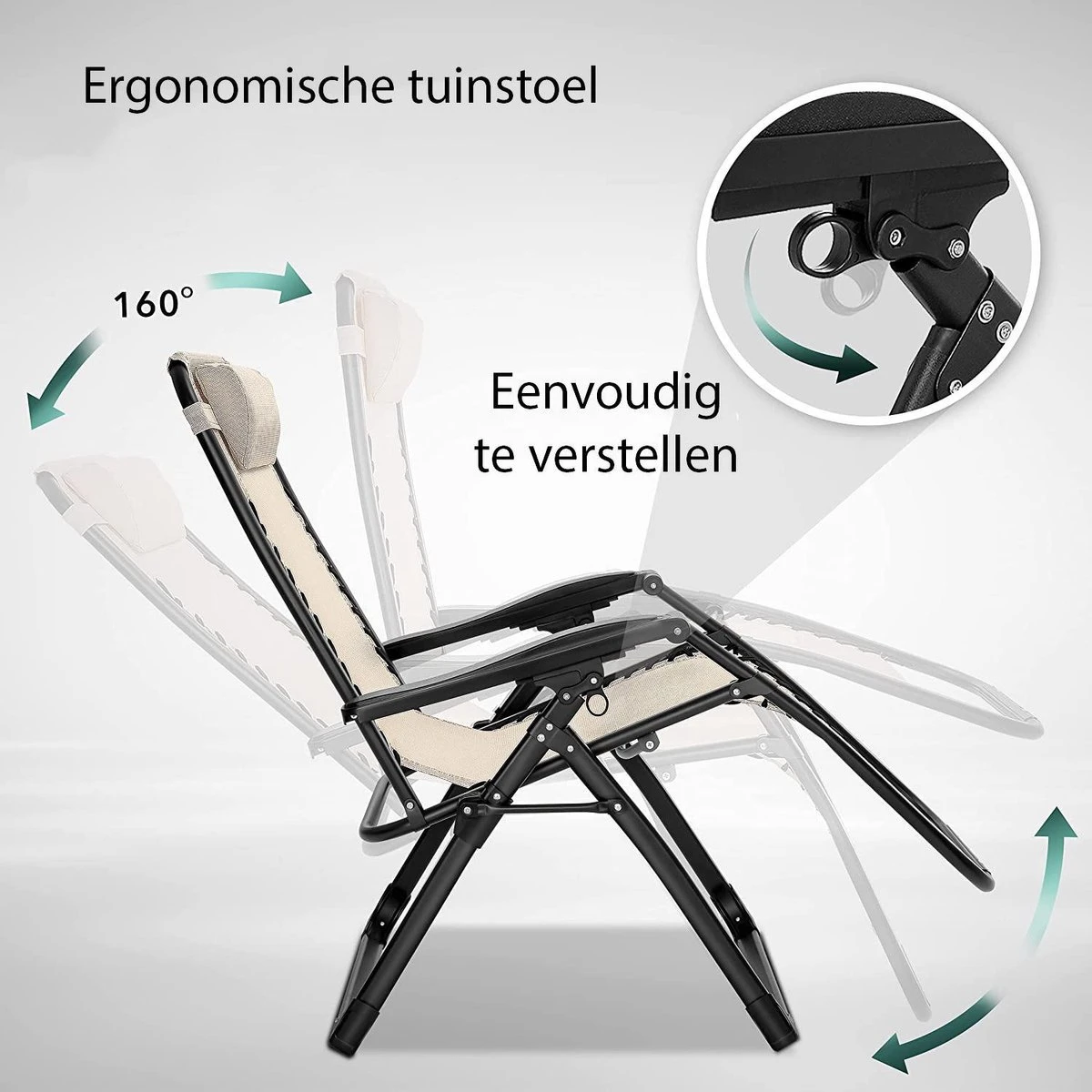 Sens Design Tuinstoel - ligstoel tuin - beige Sens Design Tuinstoel - Ligstoel Tuin - Beige -Tuinmeubelseries Winkel 1200x1200 566