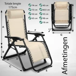 Sens Design Tuinstoel - Ligstoel Tuin - Beige 4 Sens Design Tuinstoel - Ligstoel Tuin - Beige -Tuinmeubelseries Winkel 1200x1200 568