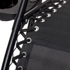 LifeGoods Opvouwbare Tuinstoelen - Verstelbaar Zonnescherm - 2 Stuks - 30°-90° Verstelbaar - Metaal - Zwart -Tuinmeubelseries Winkel 1200x1200 575