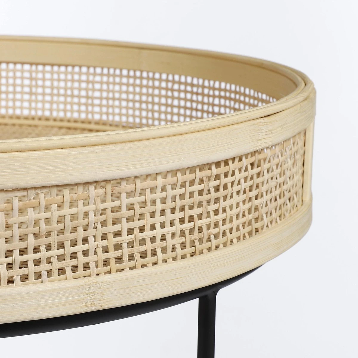 Mica Decorations Leandro Bijzettafel - Set van 2 - H45 x Ø45 cm - Zwart Mica Decorations Leandro Bijzettafel - Set Van 2 - H45 X Ø45 Cm - Zwart -Tuinmeubelseries Winkel 1200x1200 593