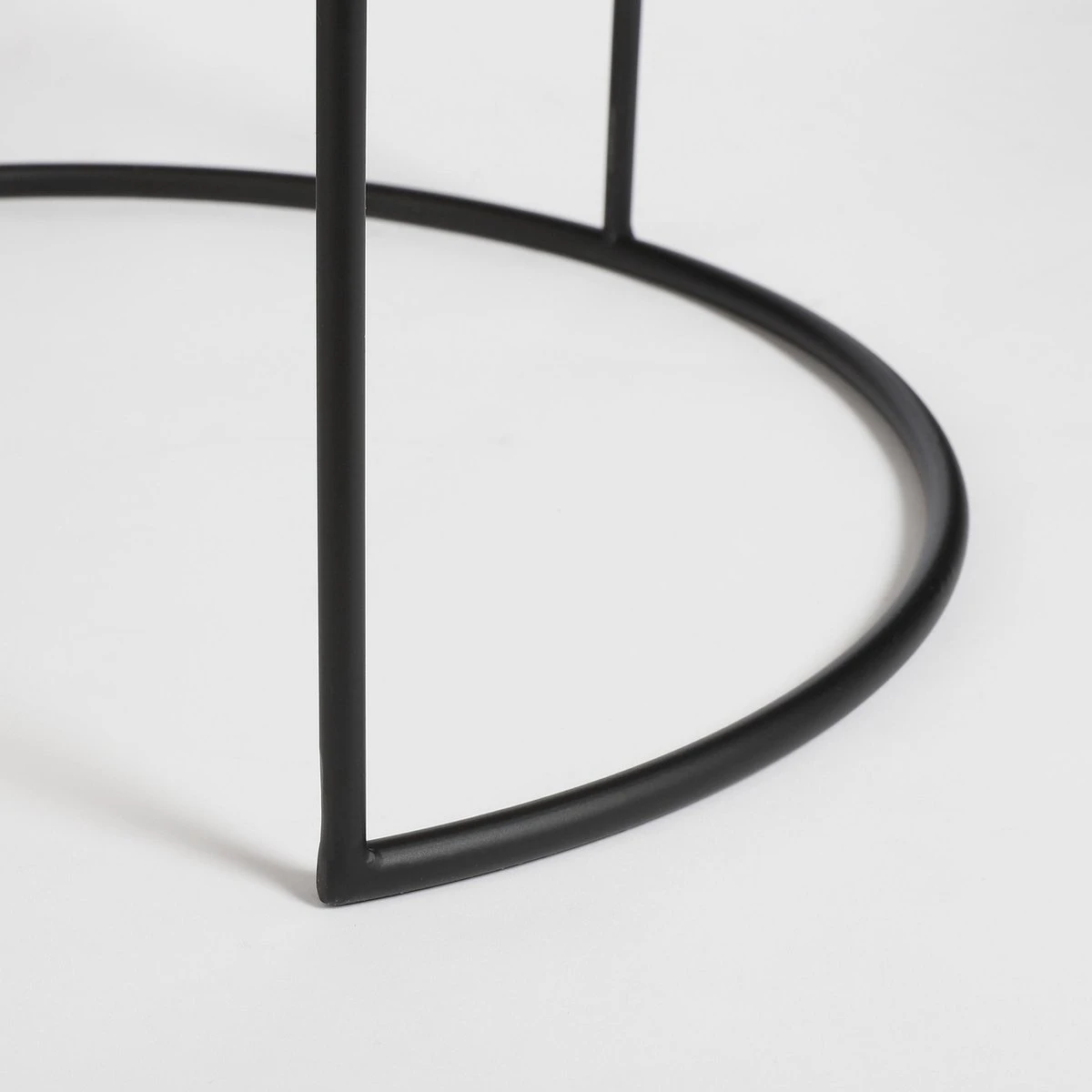 Mica Decorations Leandro Bijzettafel - Set van 2 - H45 x Ø45 cm - Zwart Mica Decorations Leandro Bijzettafel - Set Van 2 - H45 X Ø45 Cm - Zwart -Tuinmeubelseries Winkel 1200x1200 595