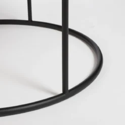 Mica Decorations Leandro Bijzettafel - Set Van 2 - H45 X Ø45 Cm - Zwart 4 Mica Decorations Leandro Bijzettafel - Set Van 2 - H45 X Ø45 Cm - Zwart -Tuinmeubelseries Winkel 1200x1200 596