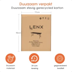 Lenx Klaptafel - Inklapbare Tafel - Opvouwbare Tuintafel - Vouwtafel - Inclusief Handvat En 2 Tafelkleden - 180x75x74cm - 6 Tot 8 Personen 8 Lenx Klaptafel - Inklapbare Tafel - Opvouwbare Tuintafel - Vouwtafel - Inclusief Handvat En 2 Tafelkleden - 180x75x74cm - 6 Tot 8 Personen -Tuinmeubelseries Winkel 1200x1200 618
