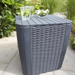 ALLIBERT Keter Luzon Opbergtafel - 39x39x43cm - Donkergrijs -Tuinmeubelseries Winkel 1200x1200 637