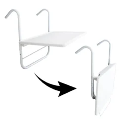 Luxe Inklapbare Balkontafel – 52 X 40 X 56cm – Wit – Hangend – Balkonbar – Balkontafels – Balkontafeltje – Hangtafel Balkon – Balcony Table – Voor Aan Het Balkon – Ophangbaar – Opklapbaar – Tafel – Inklapbaar – Buiten – Tafeltje – Klaptafel 5 Luxe Inklapbare Balkontafel – 52 X 40 X 56cm – Wit – Hangend – Balkonbar – Balkontafels – Balkontafeltje – Hangtafel Balkon – Balcony Table – Voor Aan Het Balkon – Ophangbaar – Opklapbaar – Tafel – Inklapbaar – Buiten – Tafeltje – Klaptafel -Tuinmeubelseries Winkel 1200x1200 661