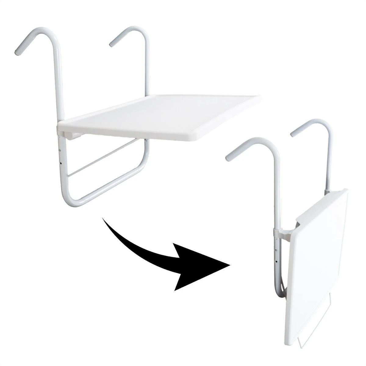 Luxe Inklapbare Balkontafel – 52 x 40 x 56cm – Wit – Hangend – Balkonbar – Balkontafels – Balkontafeltje – Hangtafel Balkon – Balcony Table – Voor aan het Balkon – Ophangbaar – Opklapbaar – Tafel – Inklapbaar – Buiten – Tafeltje – Klaptafel Luxe Inklapbare Balkontafel – 52 X 40 X 56cm – Wit – Hangend – Balkonbar – Balkontafels – Balkontafeltje – Hangtafel Balkon – Balcony Table – Voor Aan Het Balkon – Ophangbaar – Opklapbaar – Tafel – Inklapbaar – Buiten – Tafeltje – Klaptafel -Tuinmeubelseries Winkel 1200x1200 661