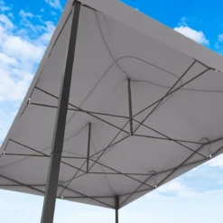 LifeGoods Partytent - 3x4.5 M - Zijwanden - Easy Up - Opvouwbaar - Waterdicht - Draagtas Met Wieltjes - Donkergrijs -Tuinmeubelseries Winkel 1200x1200 68