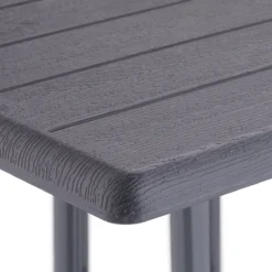 Relaxdays Tuintafel Vierkant - Buitentafel - Kleine Eettafel Tuin - Balkontafel Kunststof -Tuinmeubelseries Winkel 1200x1200 680