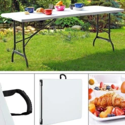MaxxGarden Klaptafel - Inklapbare Tafel - Opvouwbare Tuintafel - Weerbestendig - Inclusief Handvat - 180x70x74 7 MaxxGarden Klaptafel - Inklapbare Tafel - Opvouwbare Tuintafel - Weerbestendig - Inclusief Handvat - 180x70x74 -Tuinmeubelseries Winkel 1200x1200 688
