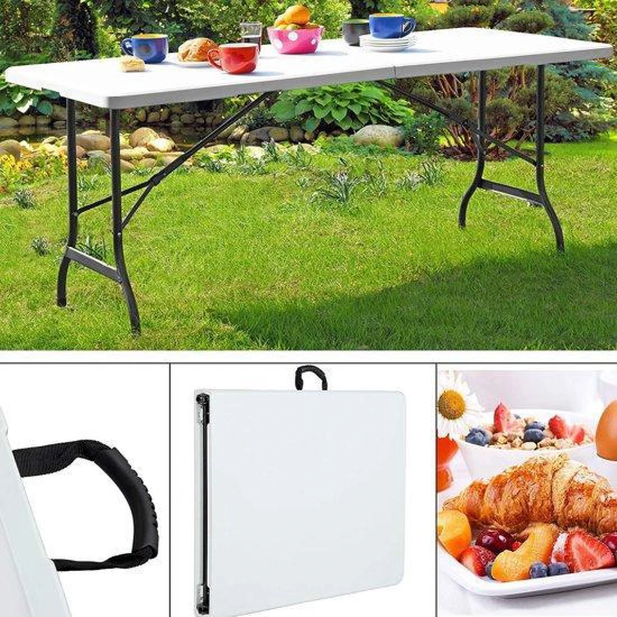MaxxGarden Klaptafel - Inklapbare tafel - Opvouwbare Tuintafel - Weerbestendig - Inclusief handvat - 180x70x74 MaxxGarden Klaptafel - Inklapbare Tafel - Opvouwbare Tuintafel - Weerbestendig - Inclusief Handvat - 180x70x74 -Tuinmeubelseries Winkel 1200x1200 688