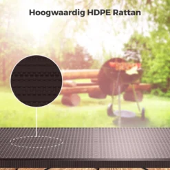 LifeGoods Klaptafel - Inklapbaar - 180 Cm - 6 Tot 8 Personen - Bruin -Tuinmeubelseries Winkel 1200x1200 695