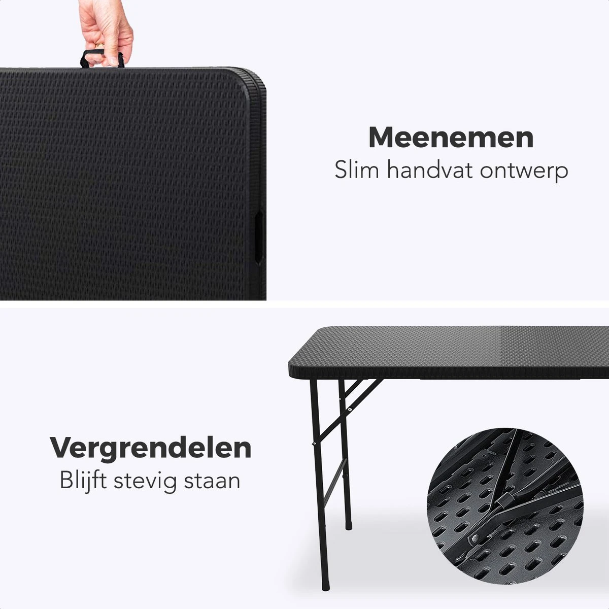 LifeGoods Klaptafel - Inklapbaar - 120 cm - 4 Personen - Zwart LifeGoods Klaptafel - Inklapbaar - 120 Cm - 4 Personen - Zwart -Tuinmeubelseries Winkel 1200x1200 701