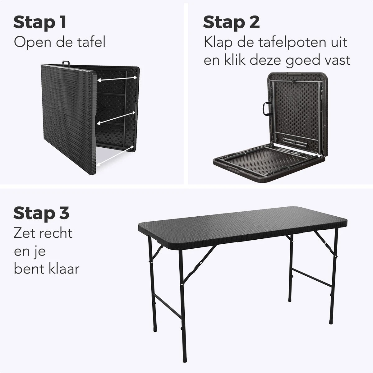 LifeGoods Klaptafel - Inklapbaar - 120 cm - 4 Personen - Zwart LifeGoods Klaptafel - Inklapbaar - 120 Cm - 4 Personen - Zwart -Tuinmeubelseries Winkel 1200x1200 702