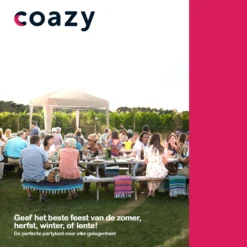 Coazy Waterdichte Partytent 3x3 Meter Opvouwbaar - Paviljoen - Easy Up - Pop-up Tent Met Haringen, Touw En Anti Slip Poten - Waterdicht - Partytenten Weerbestendig -Tuinmeubelseries Winkel 1200x1200 76