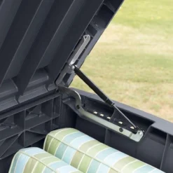 Keter - Borneo Opbergbox - 416 Liter - 129.5 X 62.5 X 70 Cm - Antraciet -Tuinmeubelseries Winkel 1200x1200 770