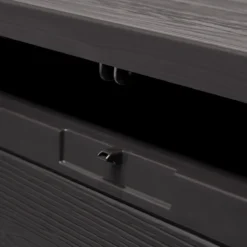 Merkloos Woody Tuin Opbergbox - 324 Liter 45x120x60 Cm - Tuinkussenbox - Antraciet/bruin -Tuinmeubelseries Winkel 1200x1200 789