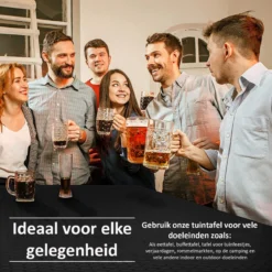 Sens Design Tuintafel Kunststof - Campingtafel Inklapbaar - Rotan-Look -Tuinmeubelseries Winkel 1200x1200 82